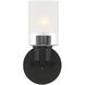 Cedar Lane 1 Light 6 inch Matte Black Vanity Light Wall Light